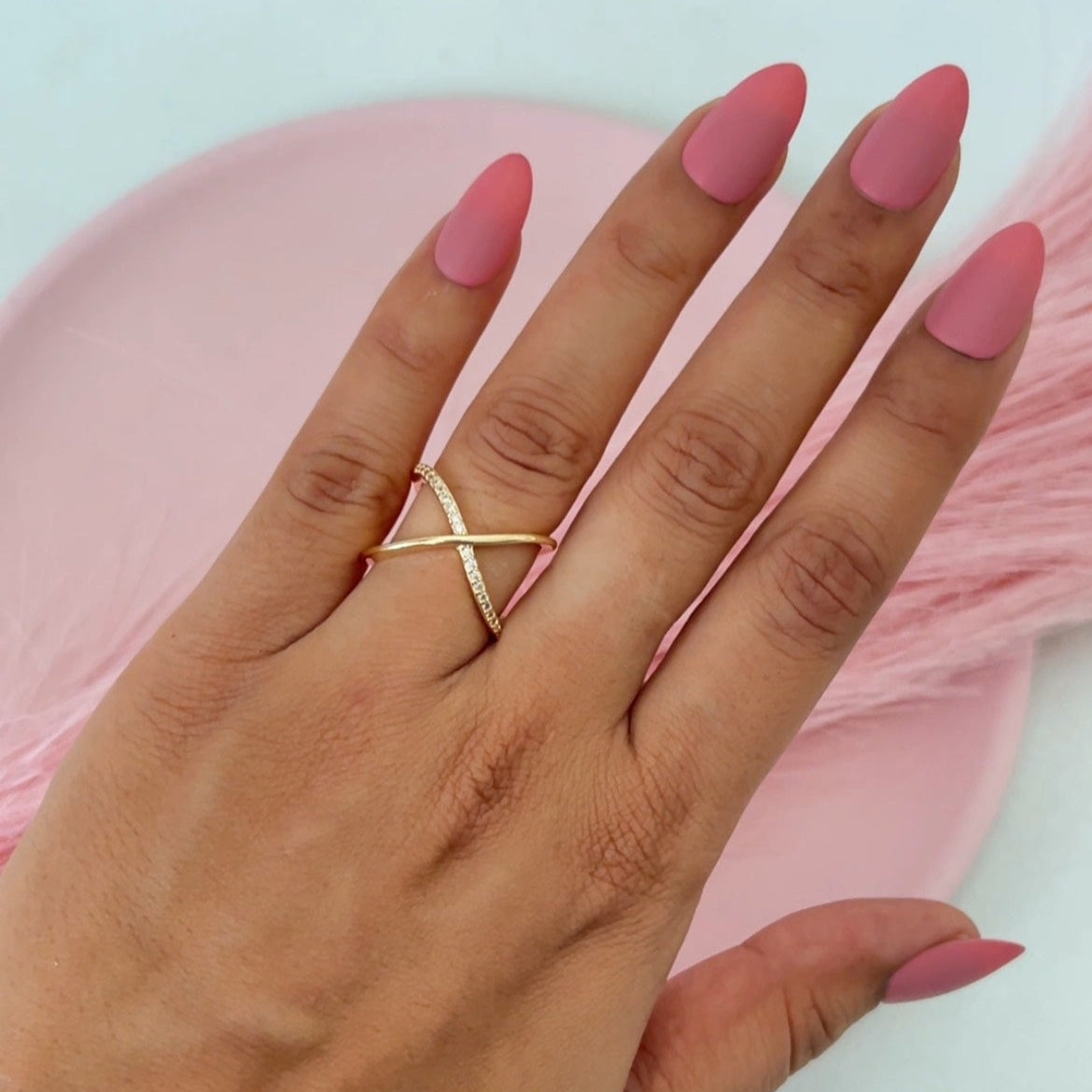 Cross Gleam Ring