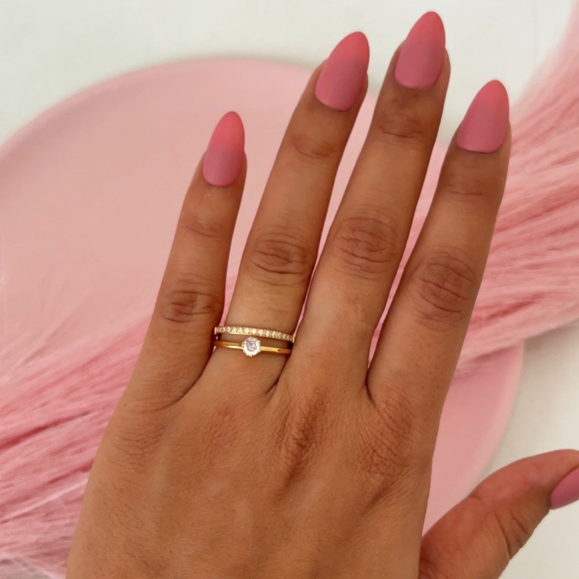 Double Halo Ring