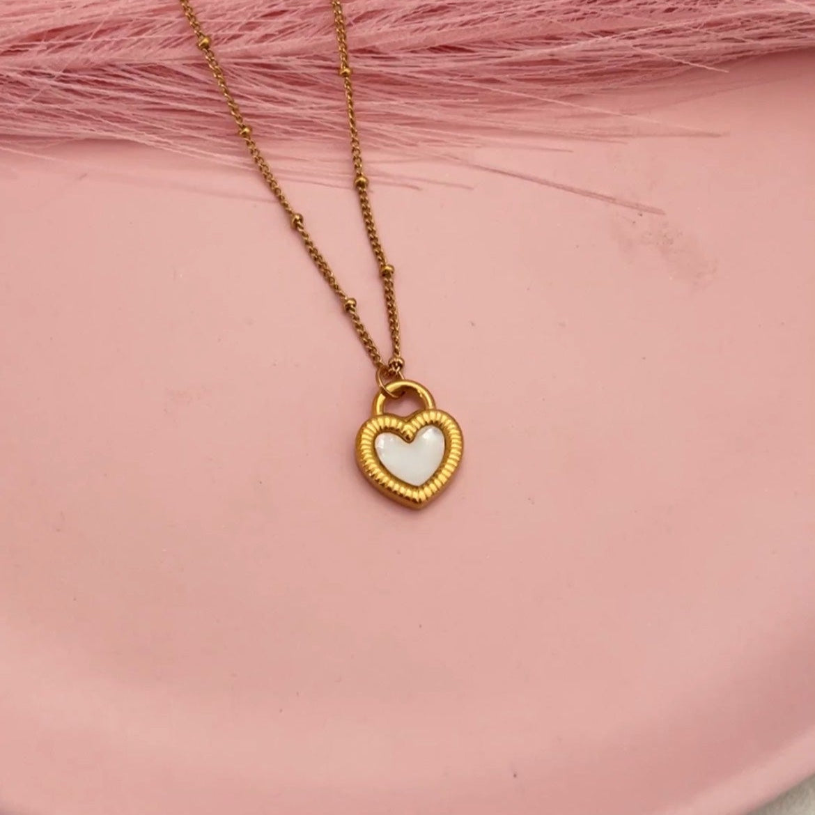Reversible Heart Necklace