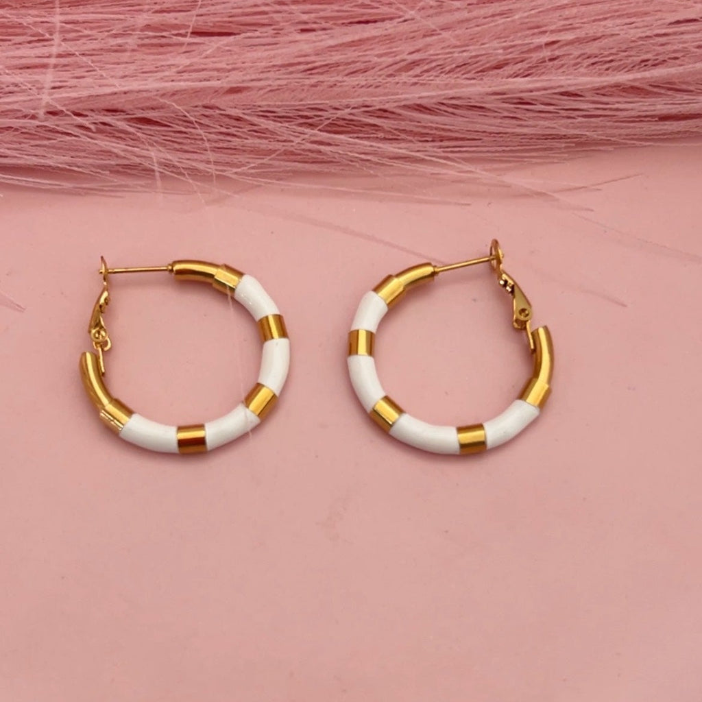 White Glid Hoops