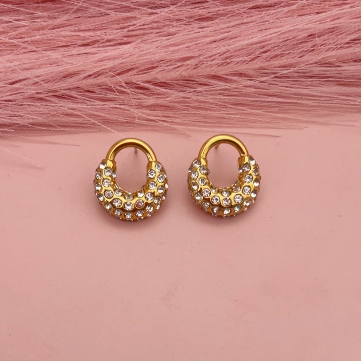 Radient Halo Stud Earings