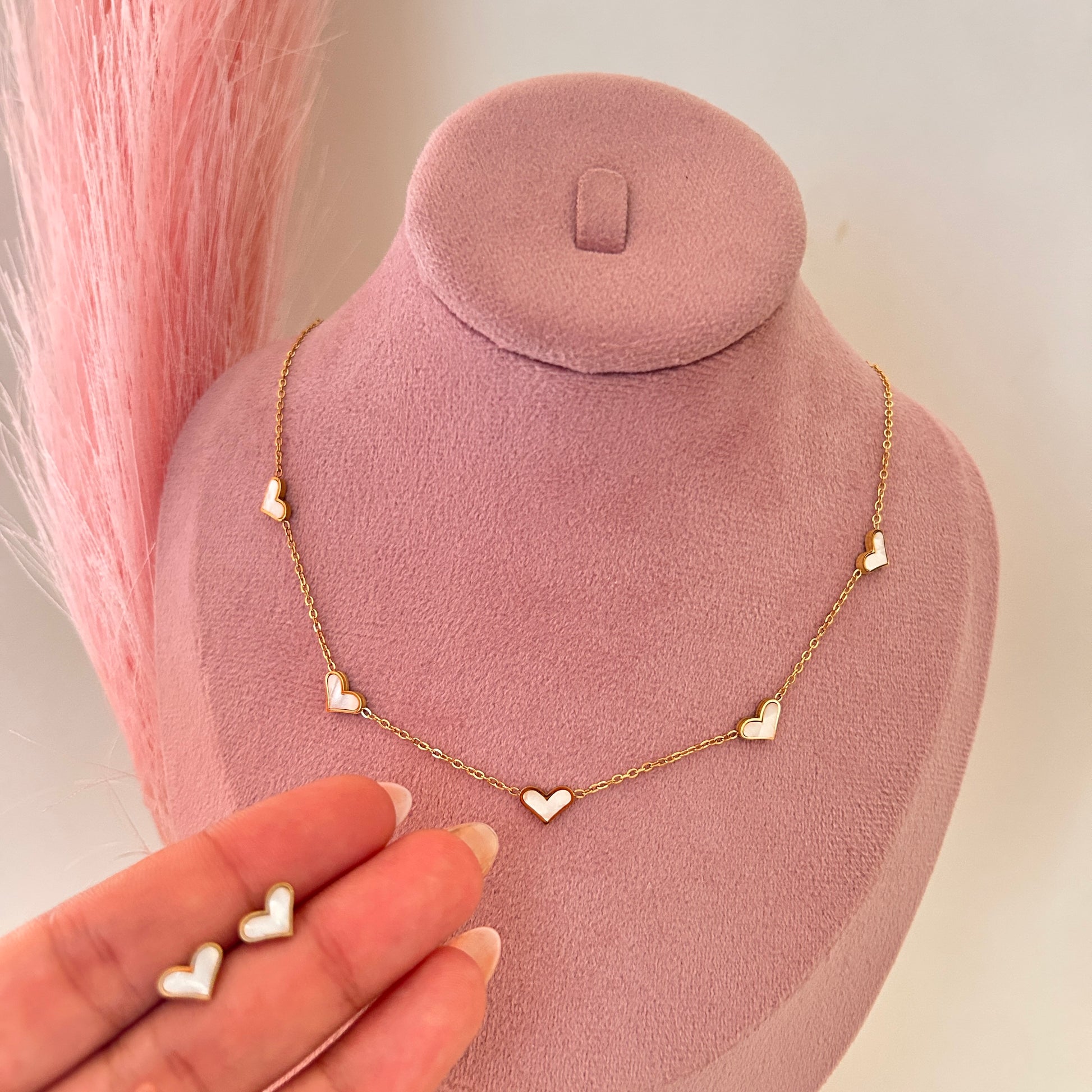 Necklace Earring Bracelet Set - III