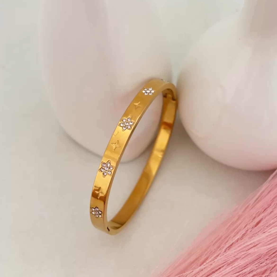 Solid Shine Bangle Bracelet