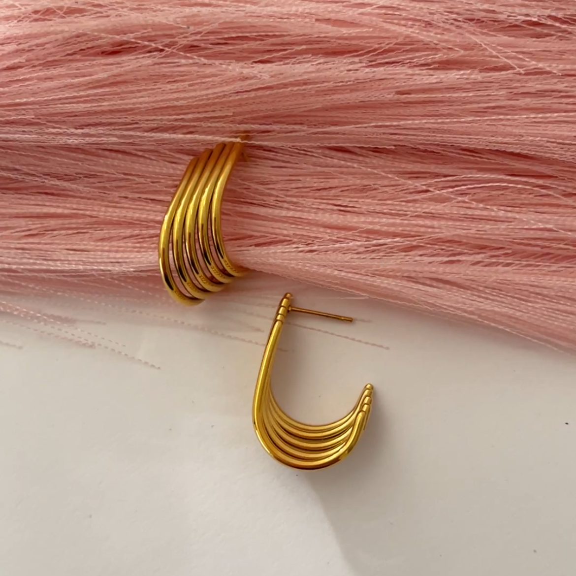 Linear Glow Earrings