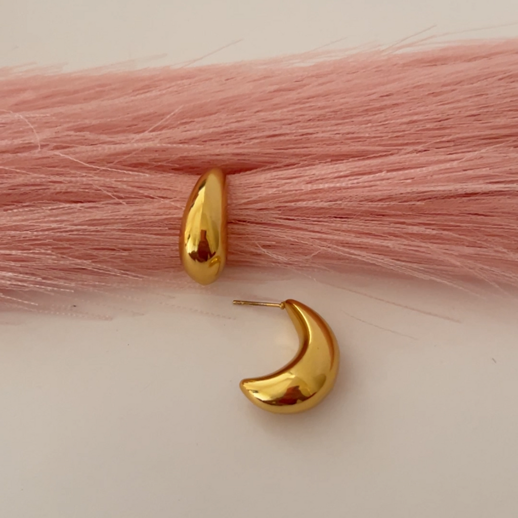 Golden Flow Earings