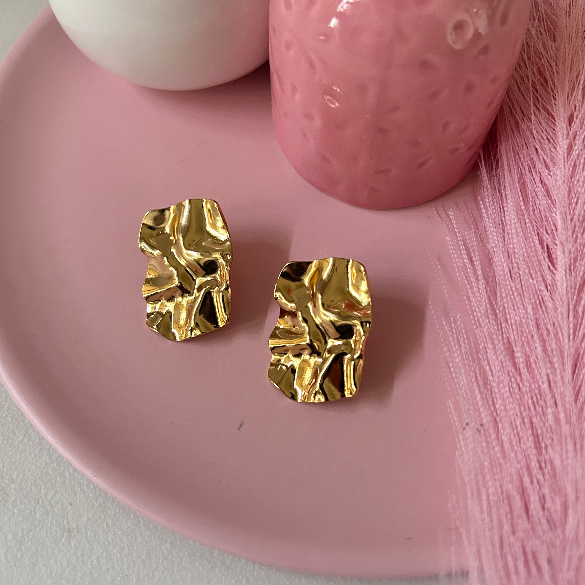 Crumple Chic Earings