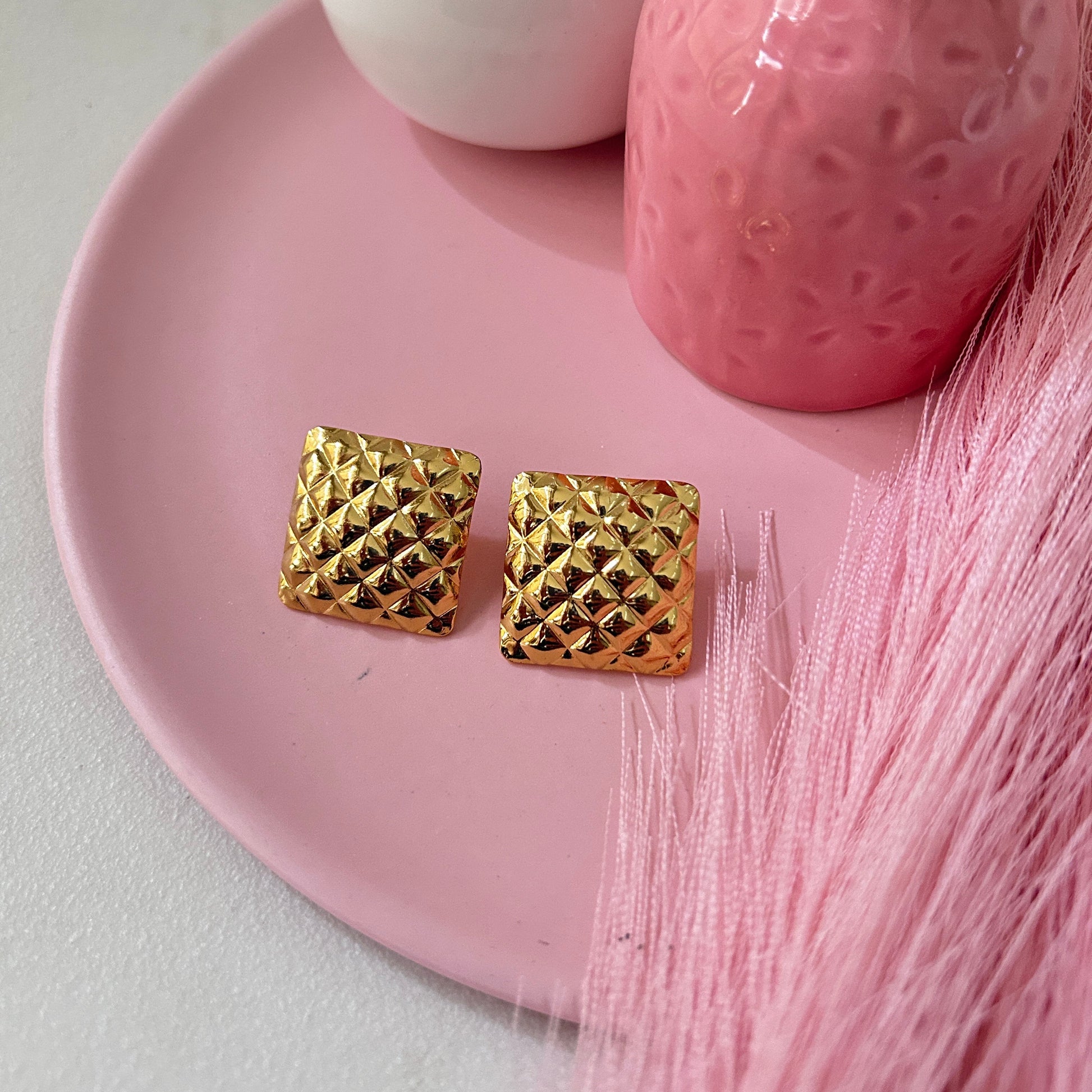 Bold Blocks Earings