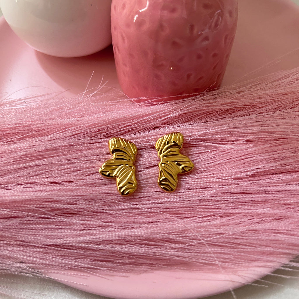 Half and half flower earings