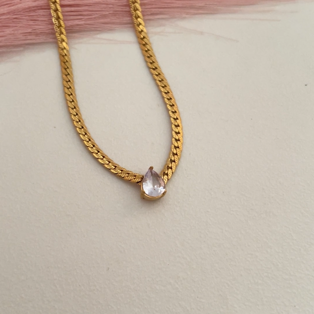 Diamond Drop Luxe Necklace