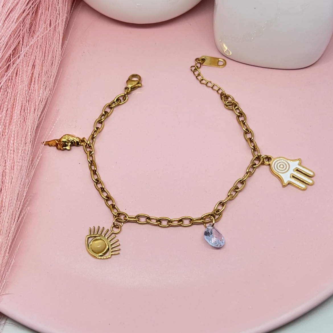 Hamza Glow Charms Bracelet
