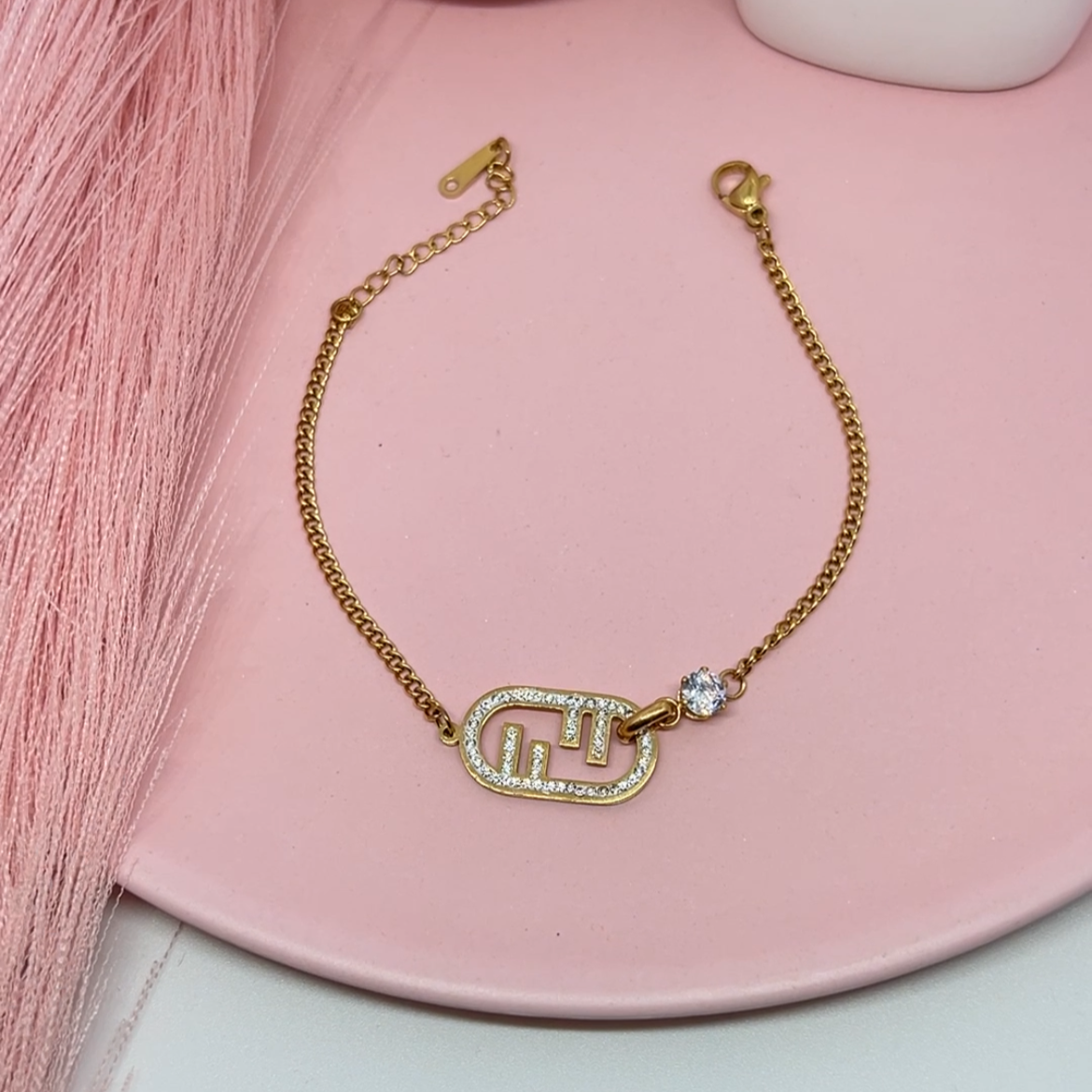 Studded Chain Bracelet