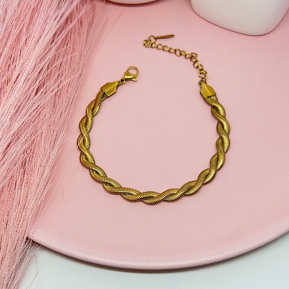 Dual Snake Chain Bracelet