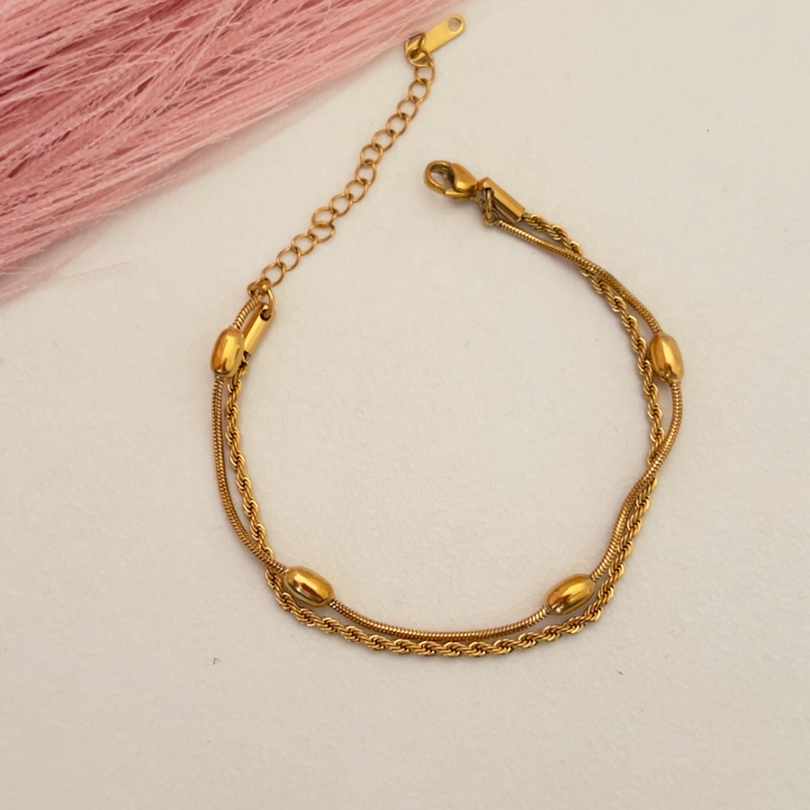 Regal Dual Chain Bracelet