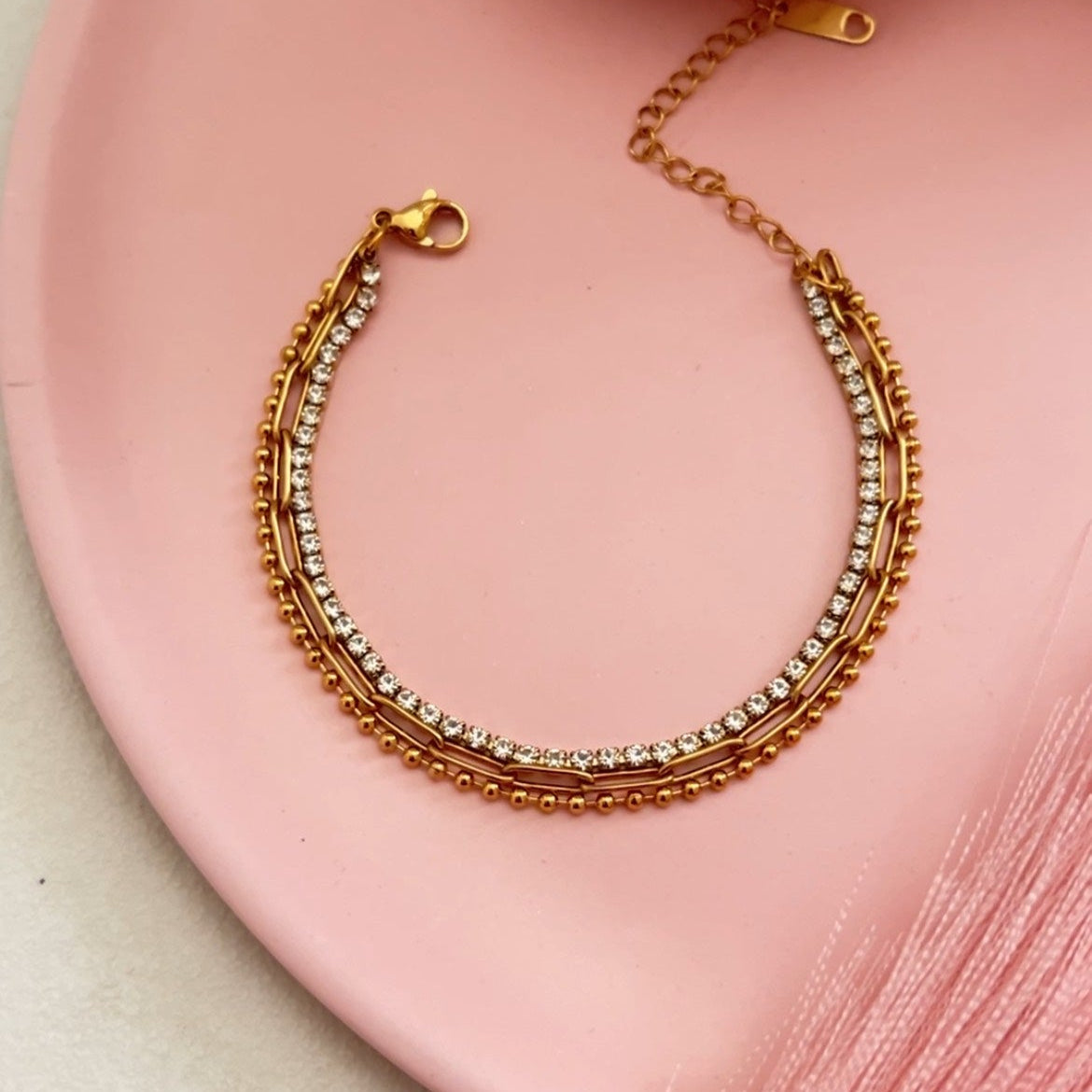 Threefold Shine Bracelet