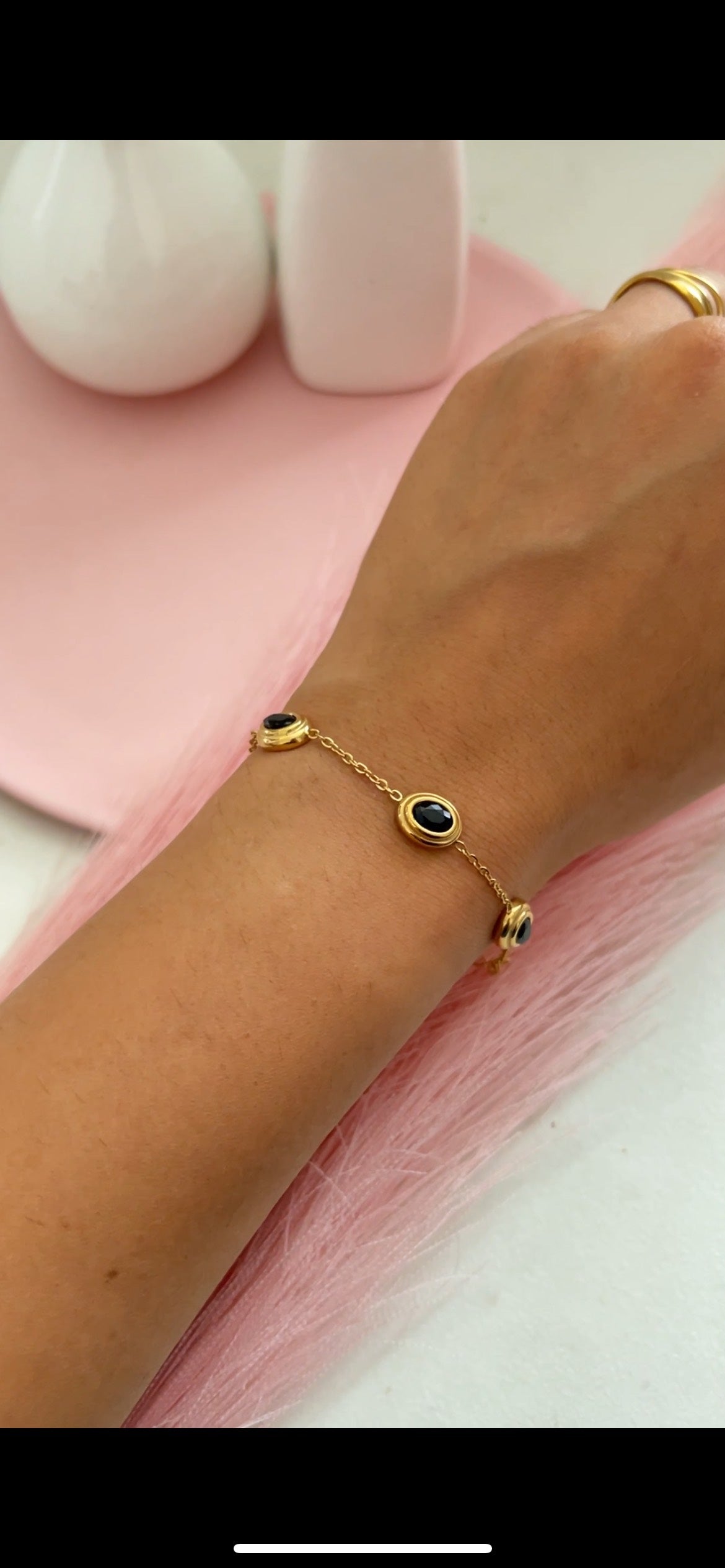 Black Stone Bracelet
