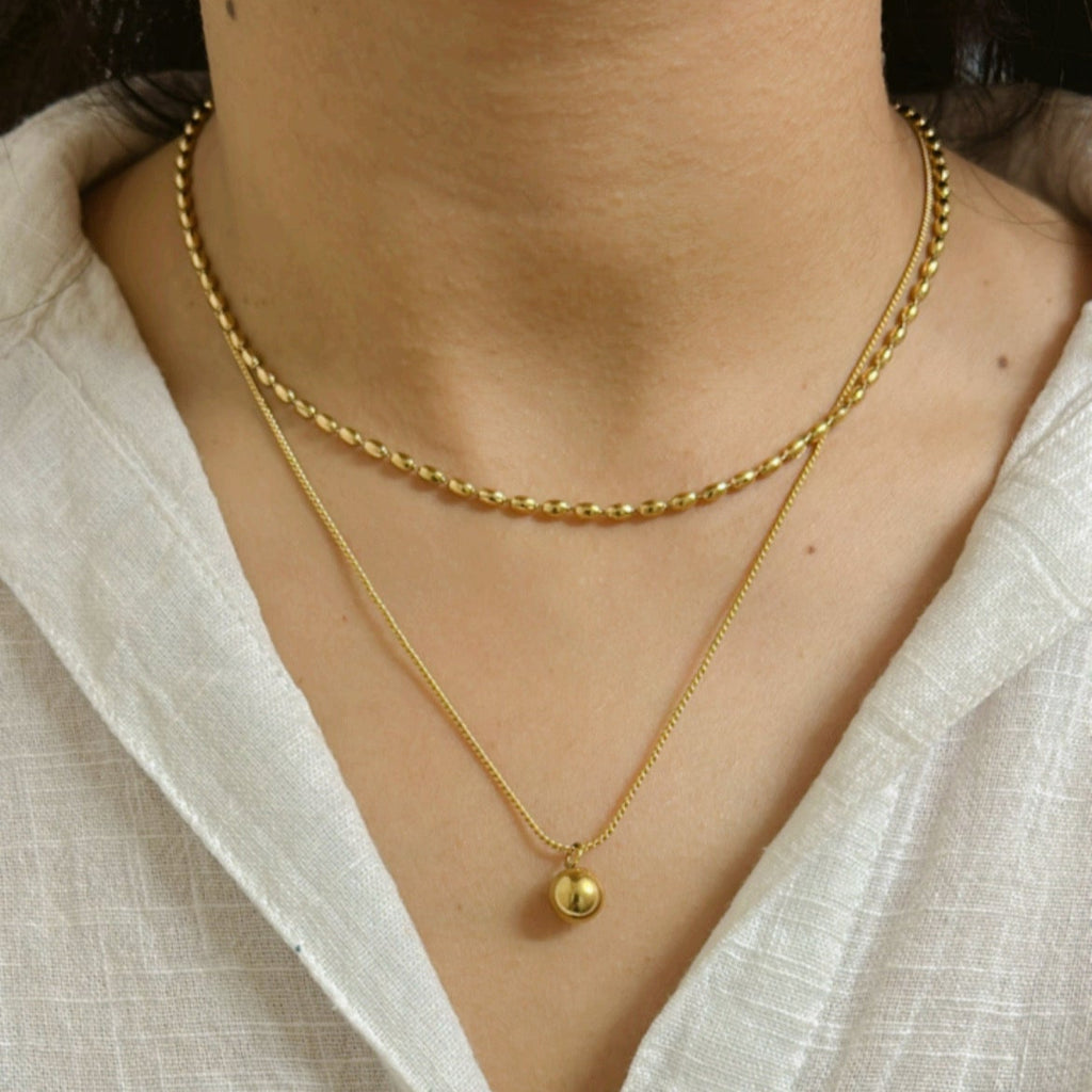 Golden Halo Necklace