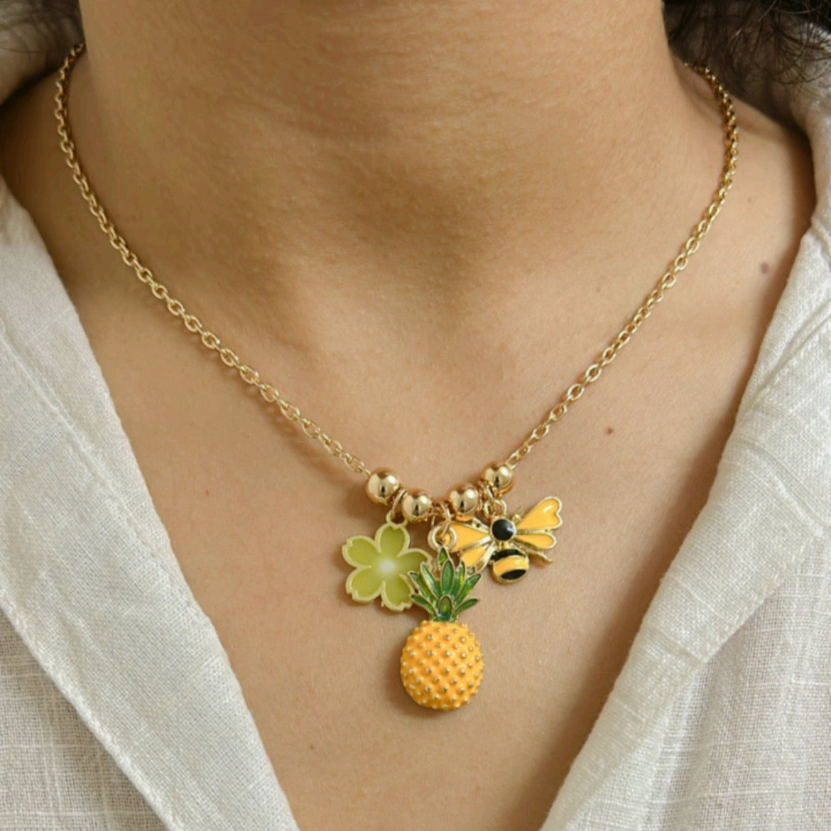 Pineapple Pop Necklace