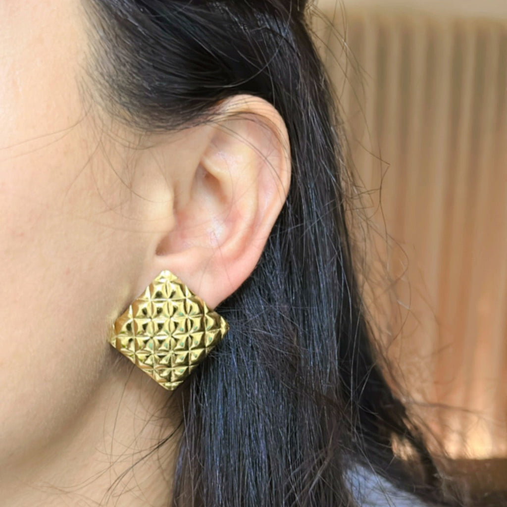 Bold Blocks Earings