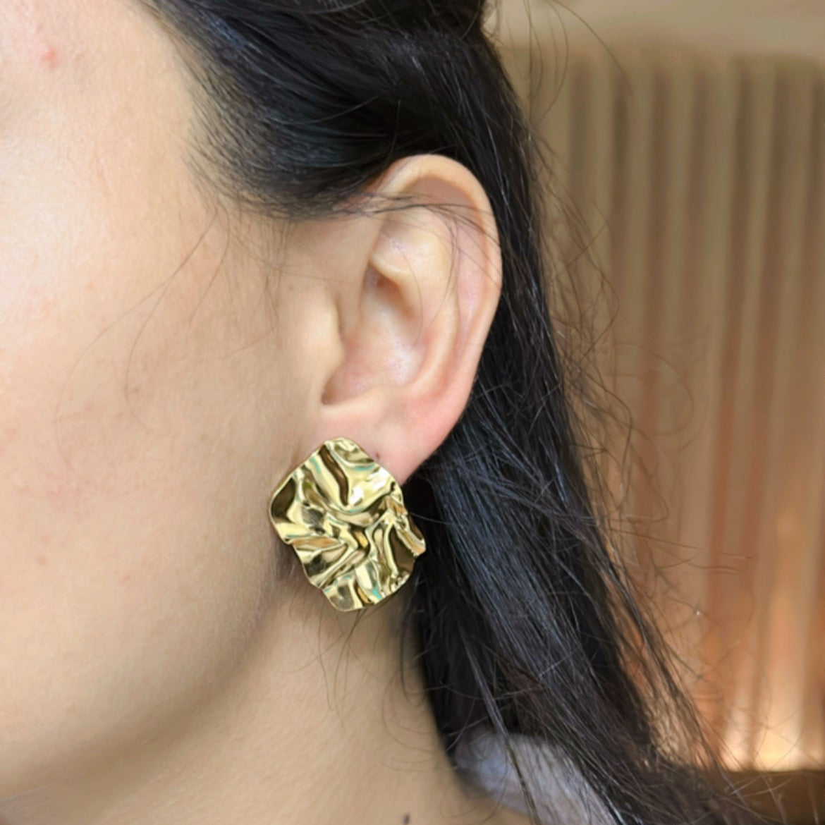 Crumple Chic Earings